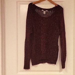 Maroon American Rag Sweater -Large